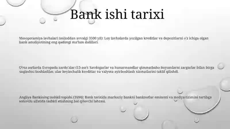 Bank Tizimi 2