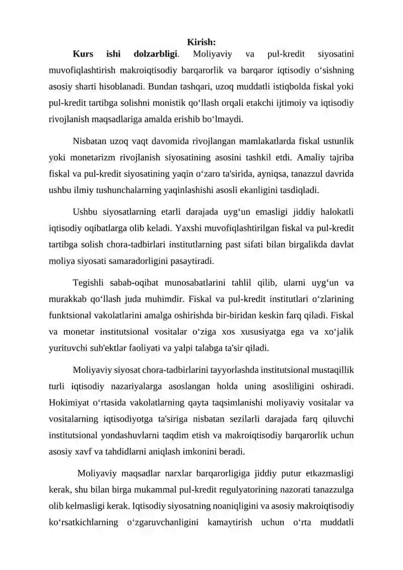 Fiskal siyosatni amalga oshirish yo'llari 2
