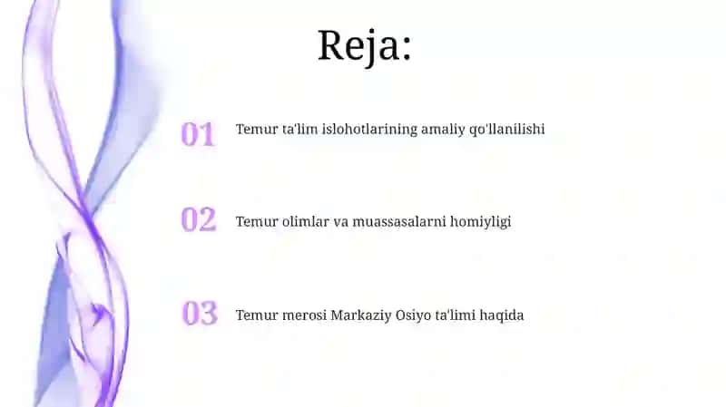 Temurning olimlar va muassasalarga homiyligi 2