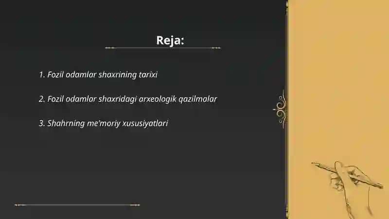 Fozil odamlar shaxri 2