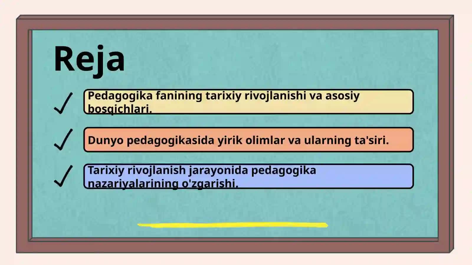 Jahon pedagogika fanining rivojlanish tarixi 2