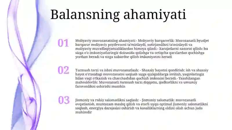 Balansni To'Ldirish 2