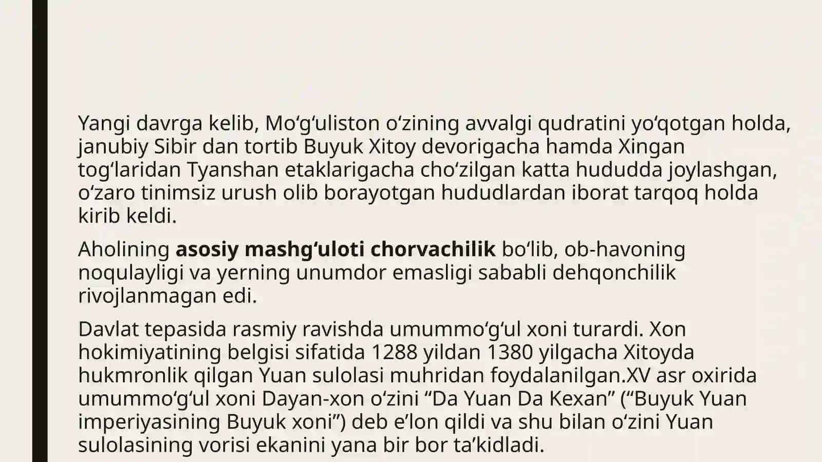 Xvi-Xx asrlarda Moʻgʻuliston 2