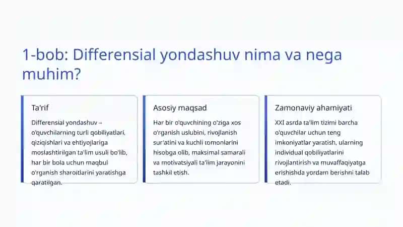 Differensial va Individual Yondashuv 2