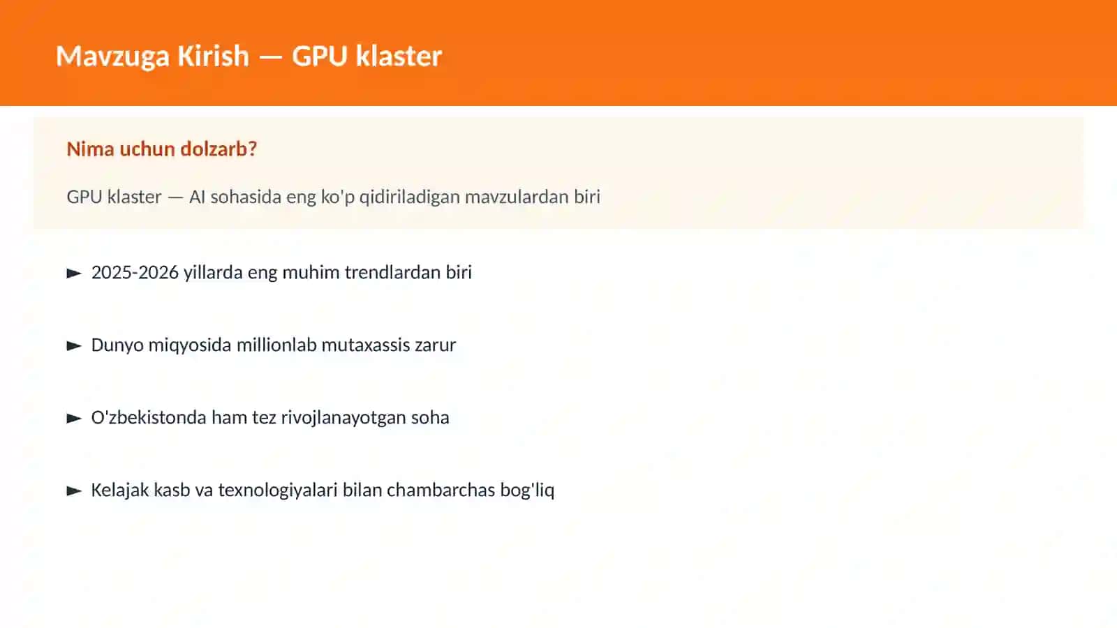 GPU klaster 2