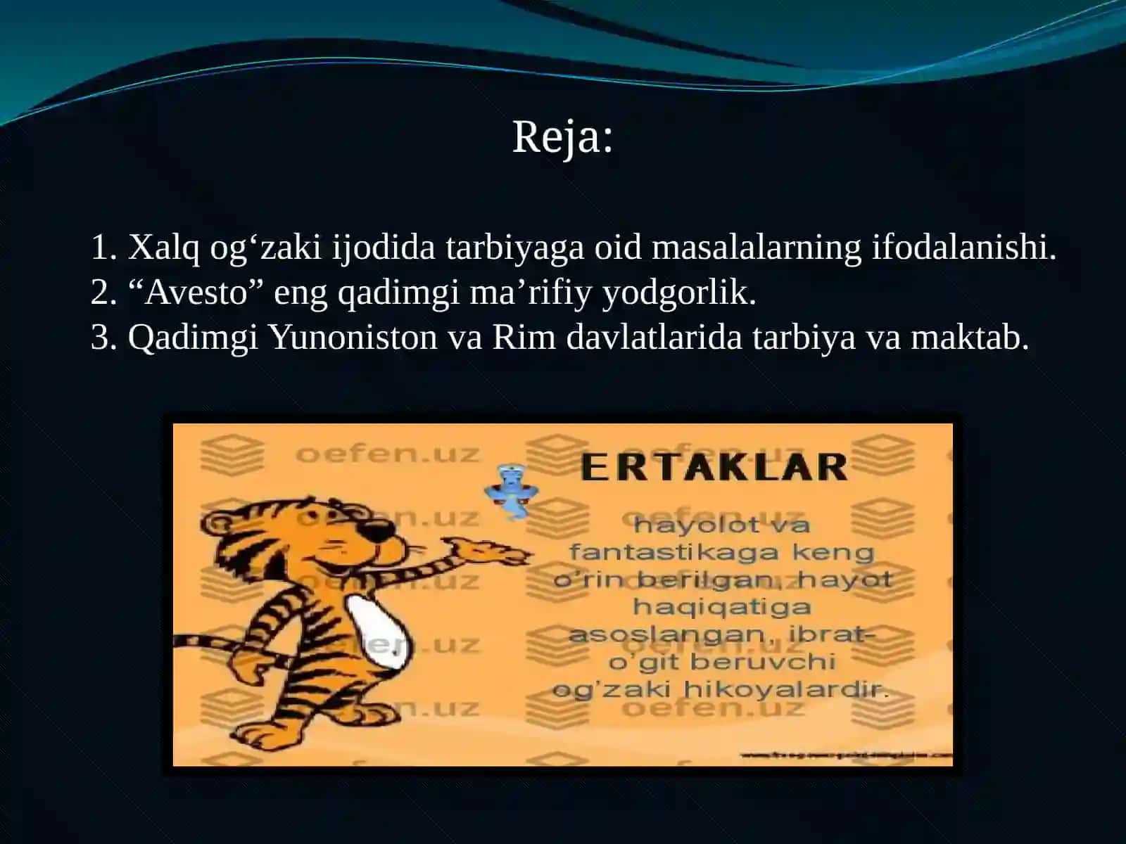 Pedagogik ta’limotlar tarixi 2
