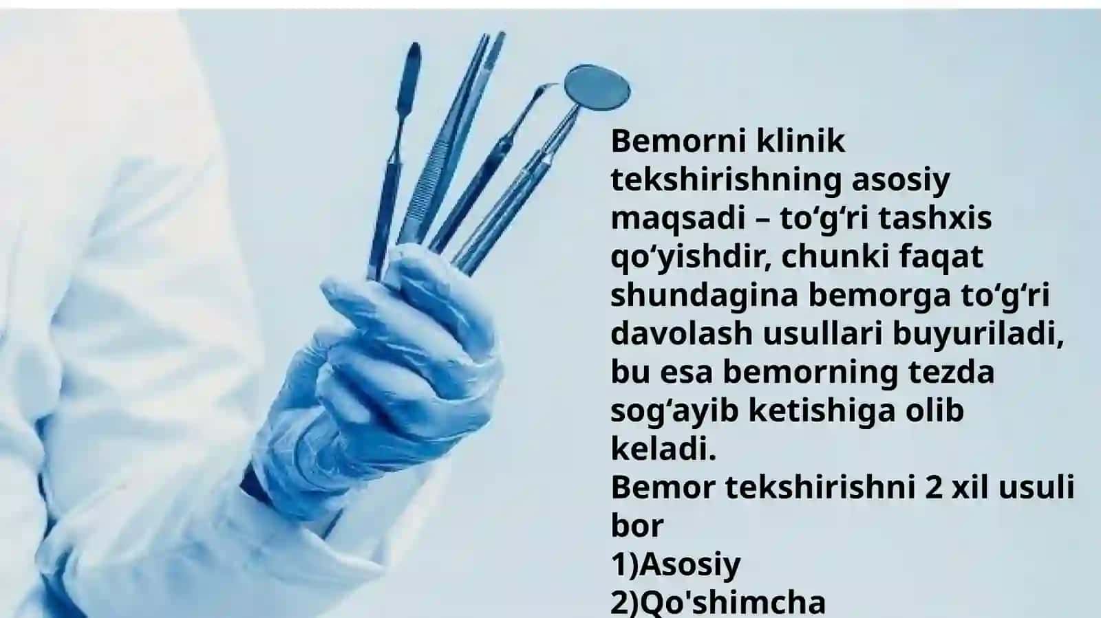 Bemorni klinik tekshirish 2
