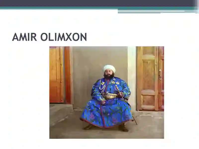Amir Said Olimxonning  “Buxoro xalqinig hasrati tarixi” 2