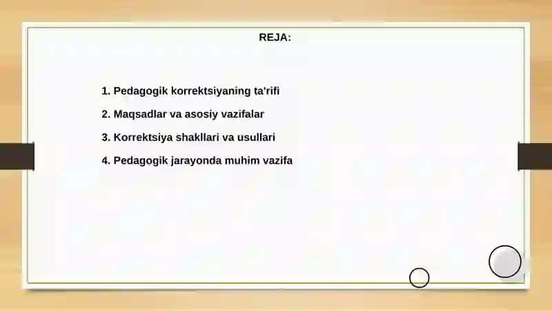 Pedagogik korrektsiyaning maqsadi va vazifalari 2