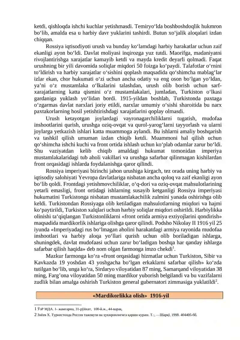 Turkiston O‘lkasida Iqtisodiy va Siyosiy Hayot 2