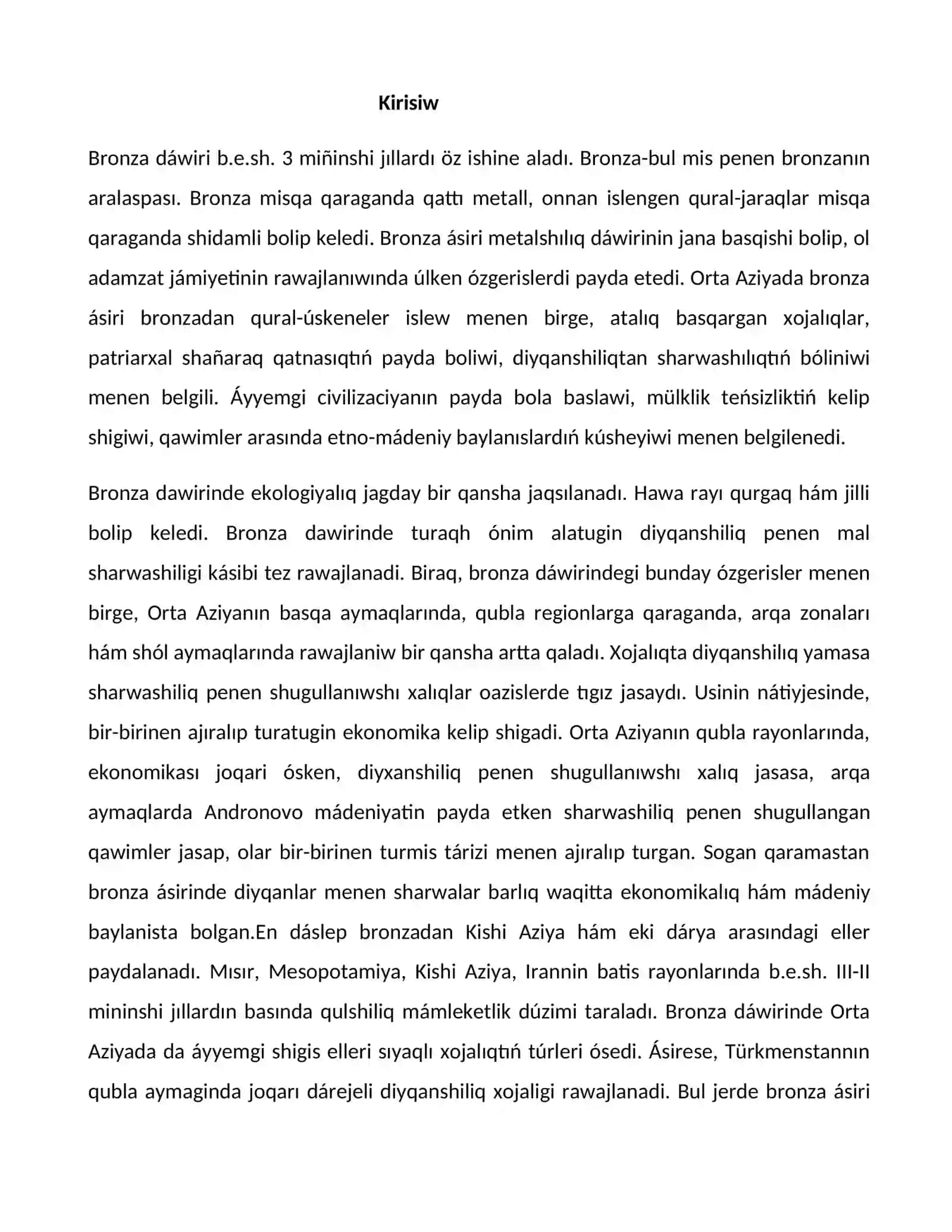 Bronza da'wiri Chust ma'deniyati 2
