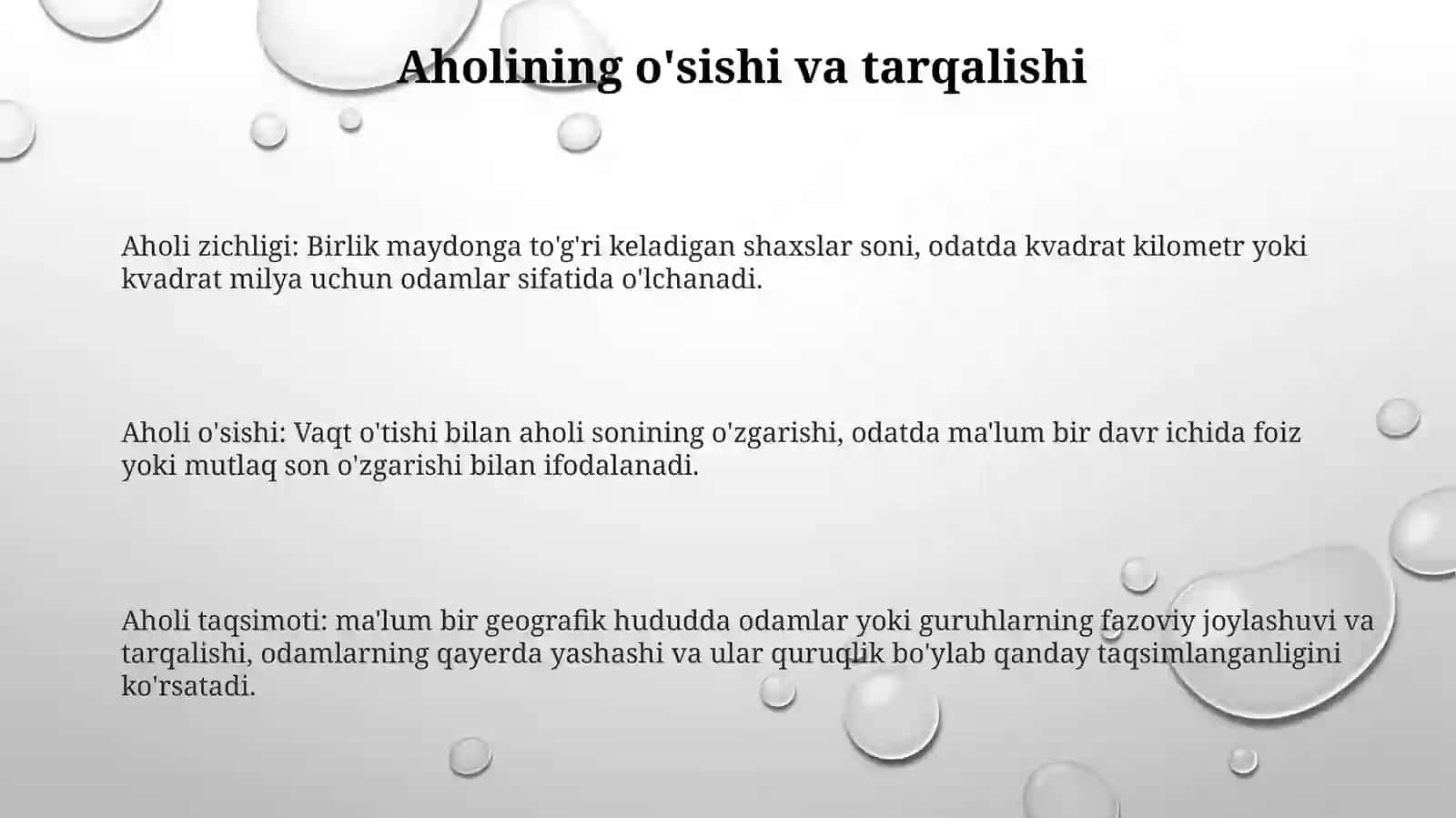 Xx Asrda Aholi Geografiyasi 2