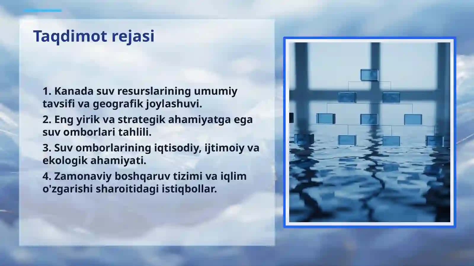 KANADA SUV OMBORLARI: TABIAT VA ENERGETIKA UYG'UNLIGI 2
