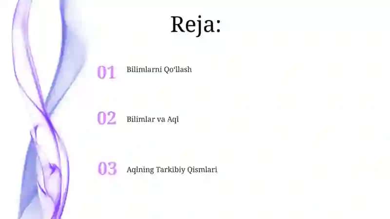 Aqlning Tarkibiy Qismlari 2