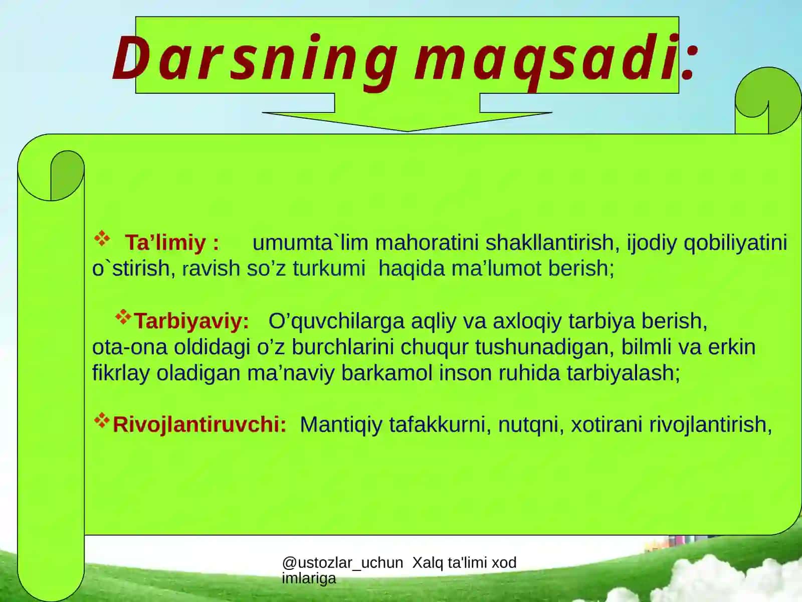 Dars Taqdimoti 2