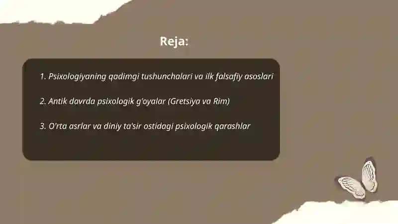 Psixologiya fanining taraqqiyot bosqichlari 2