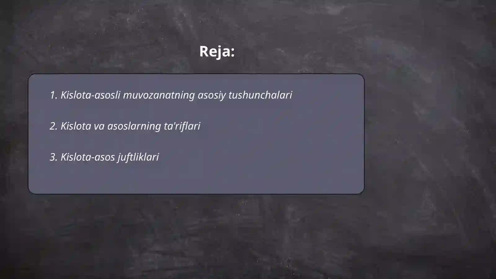 Kislota-asosli muvozanat.Bufer sistemalar 2