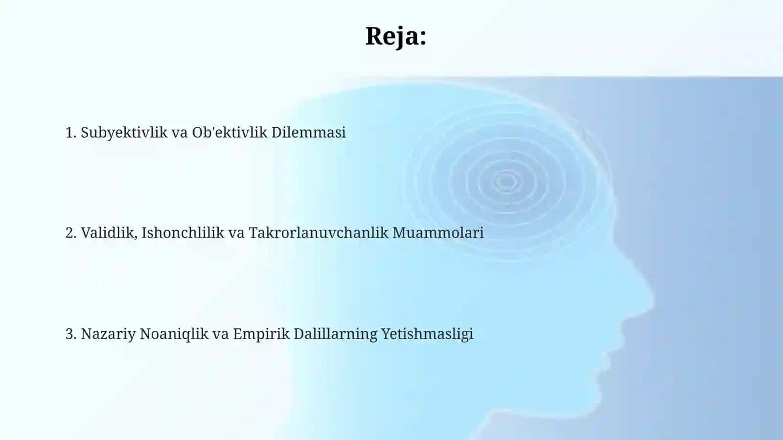 Subyektivlik va Ob'ektivlik Dilemmasi 2