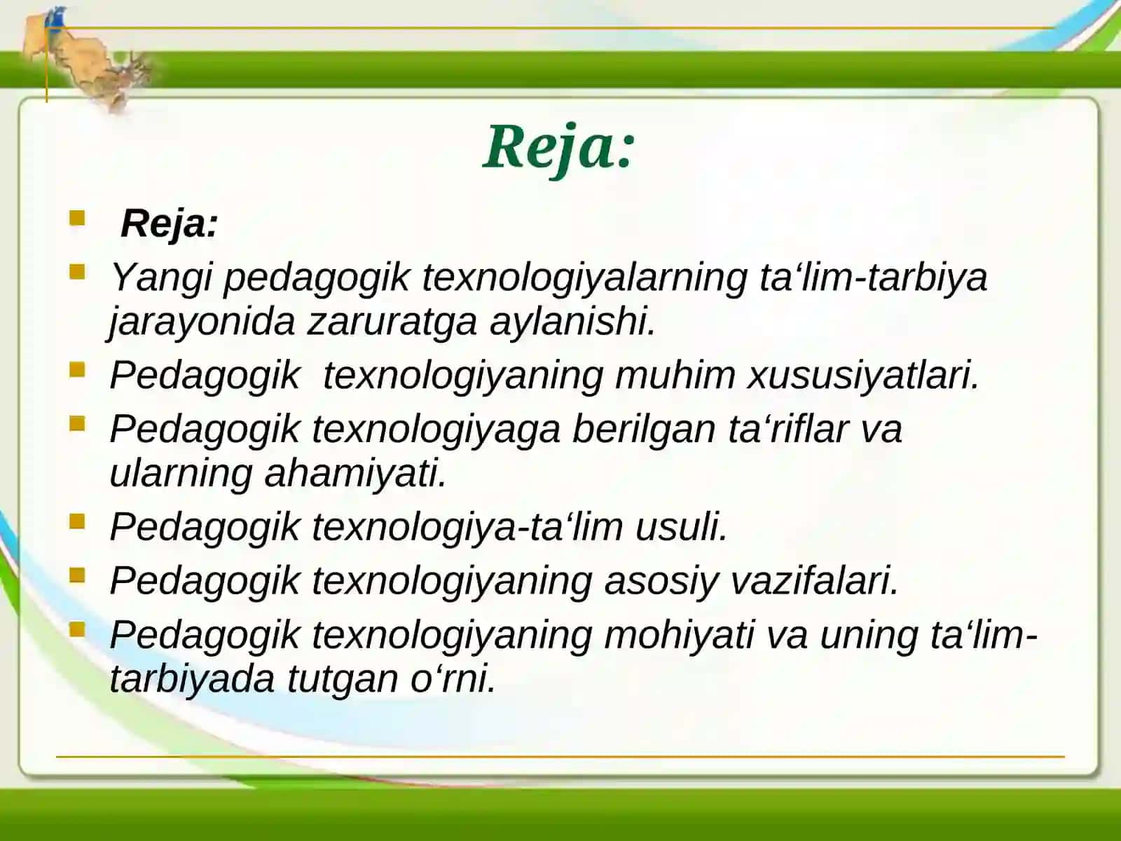 Pedagogik innovatsiyalar va ularning ta'lim jarayoniga qo‘llashda o‘qituvchining roli 2