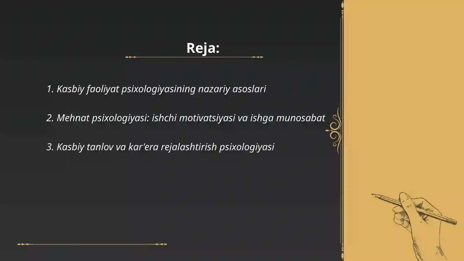 Psixalogiya kasbiy faoliyati va psixalogiya metodlari 2