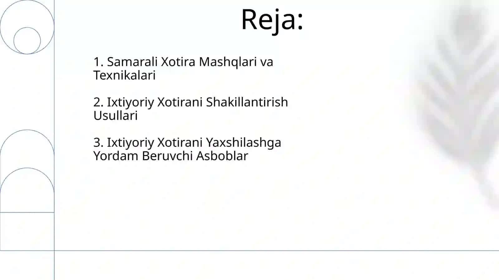 Ixtiyoriy xotirani shakllantirishning usul va vositalari 2