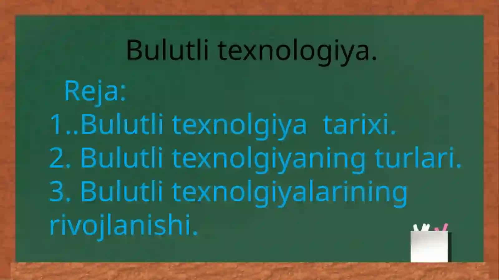 Bulutli texnologiya 2