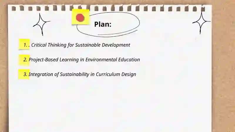 Education for sustainable development,Pedagogical approaches and strategies 2