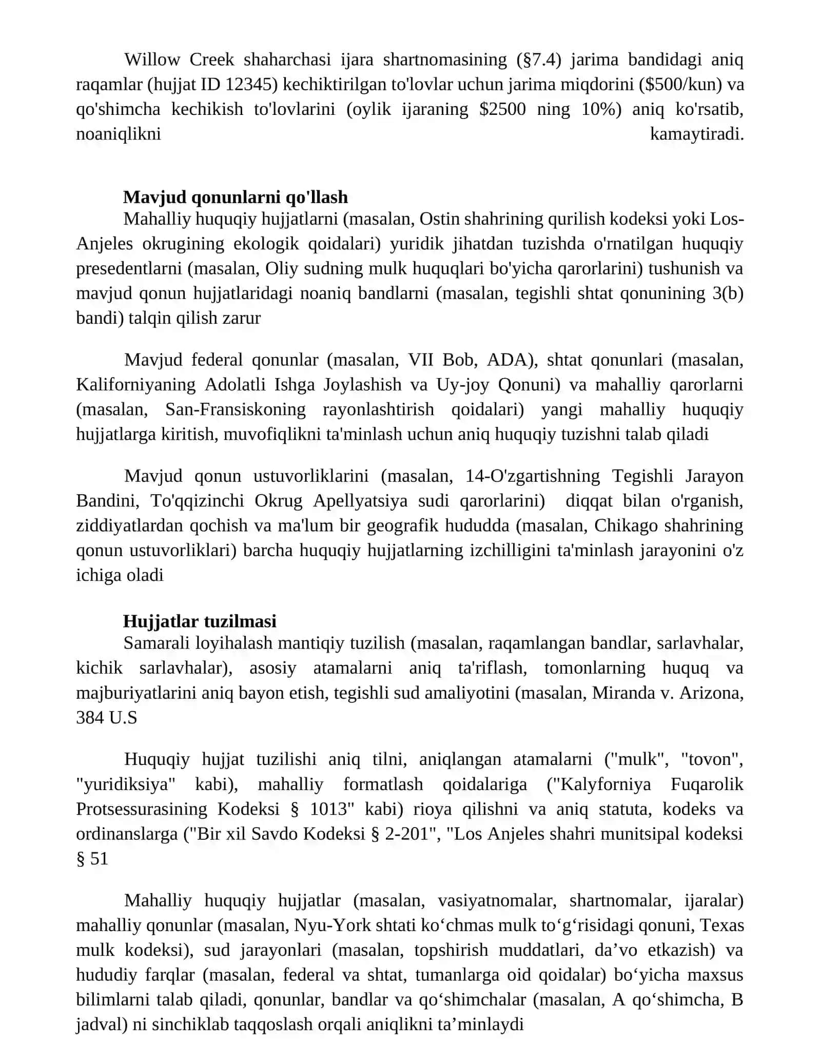 Lokal huquqiy hujjatlarining yuridik texnikasi 2