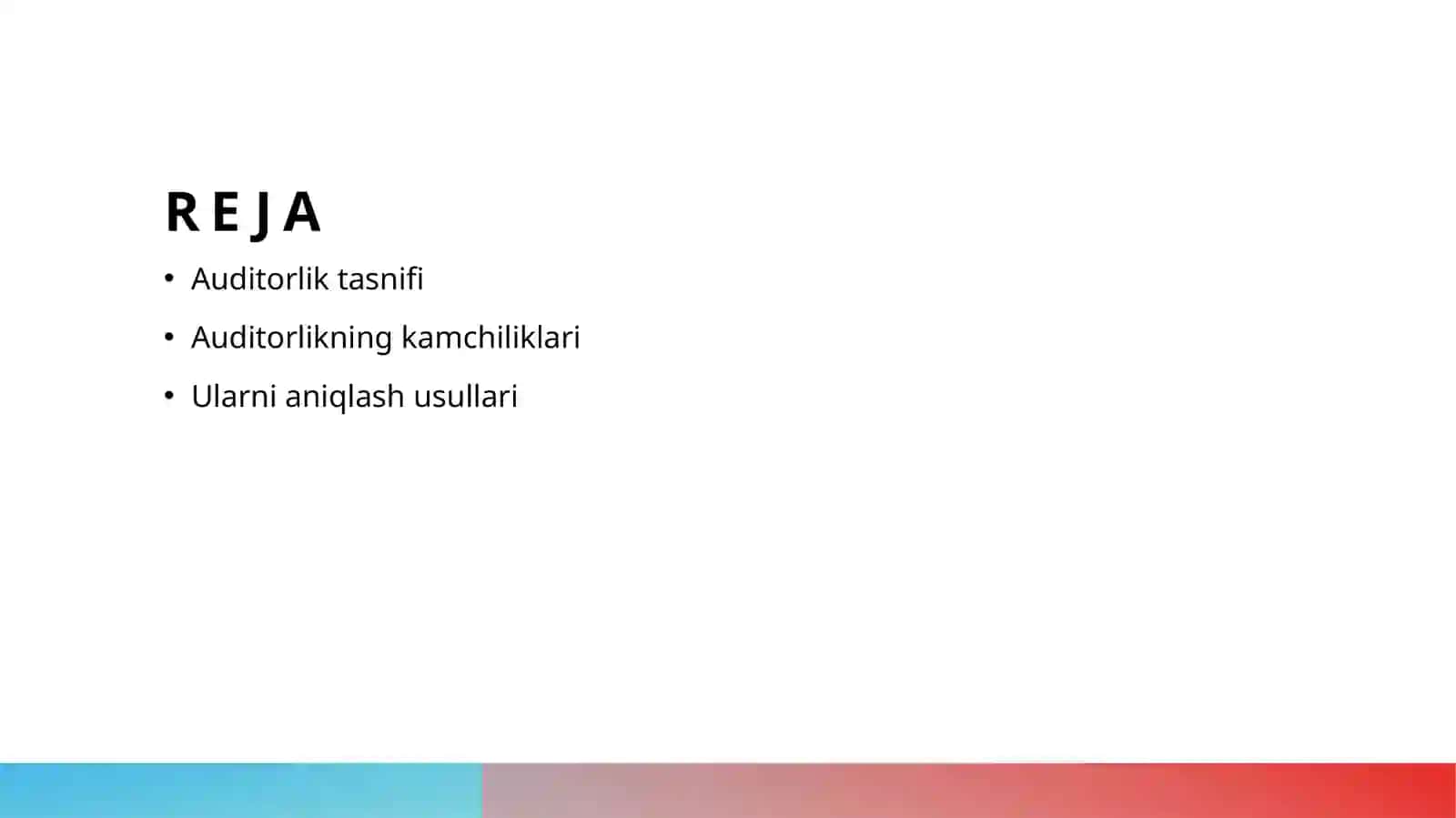 Auditorlikning xato kamchiliklari va ularni aniqlash usullari 2