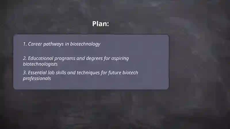 Career Pathways in Biotechnology 2