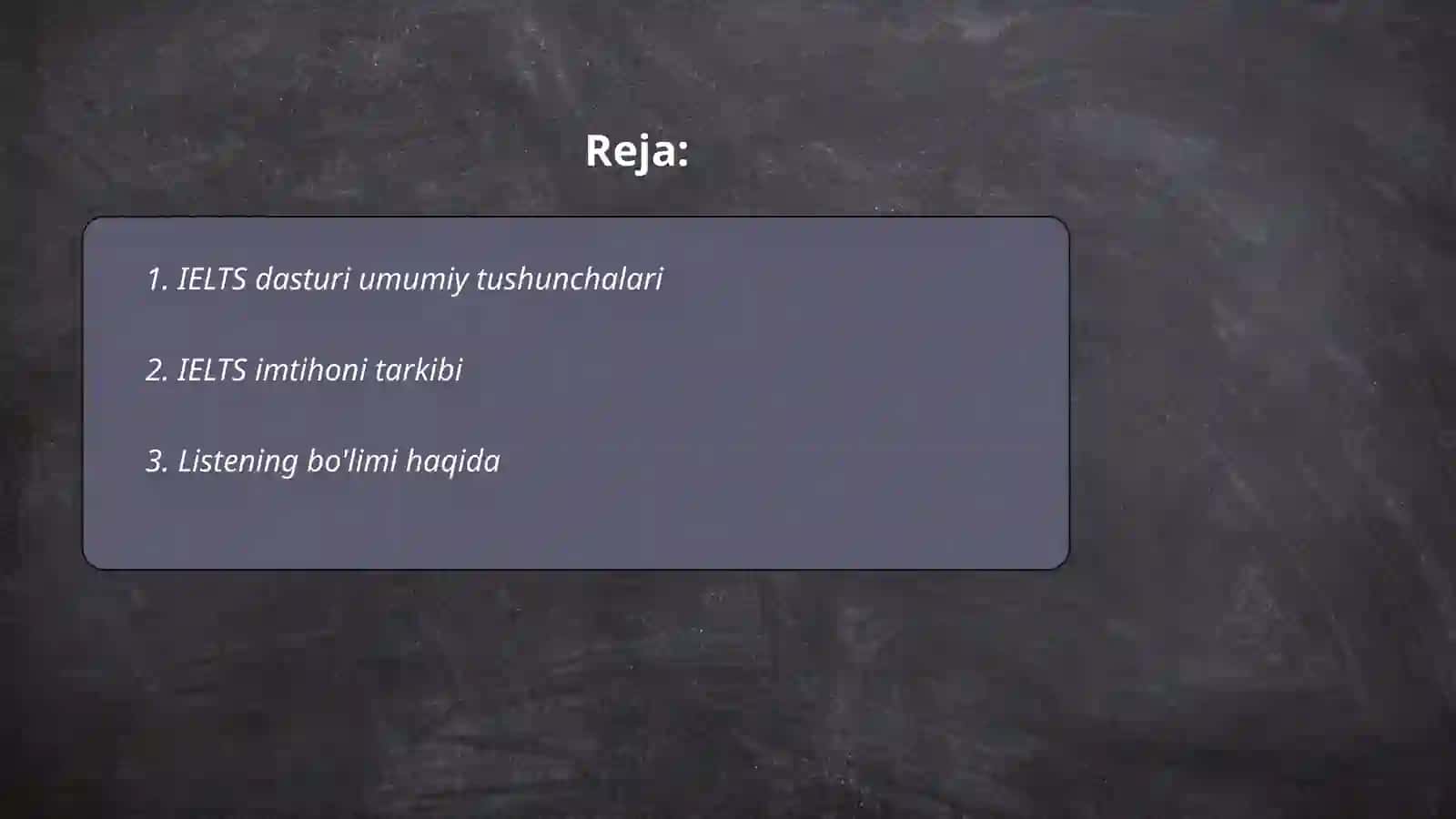 IELTS dasturi haqida 2