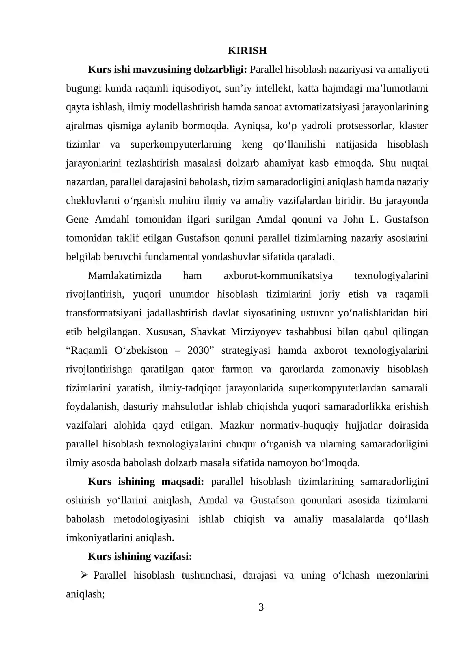 Parallel ishlov berish vositalari, Amdal qonuni, Gustafson qonuni 2