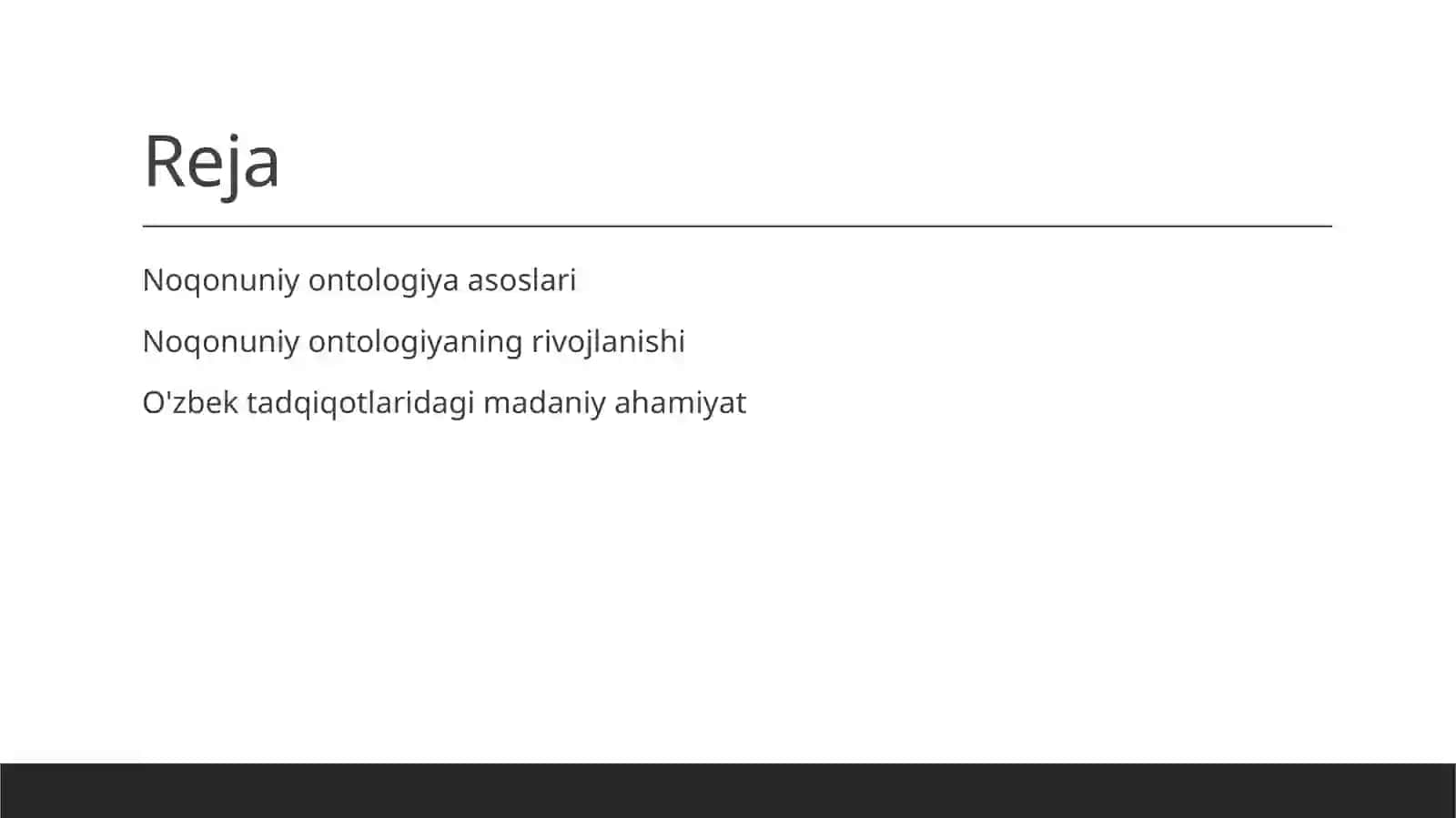 Noklassik ontologiyaning yõnalishlari va mohiyati 2