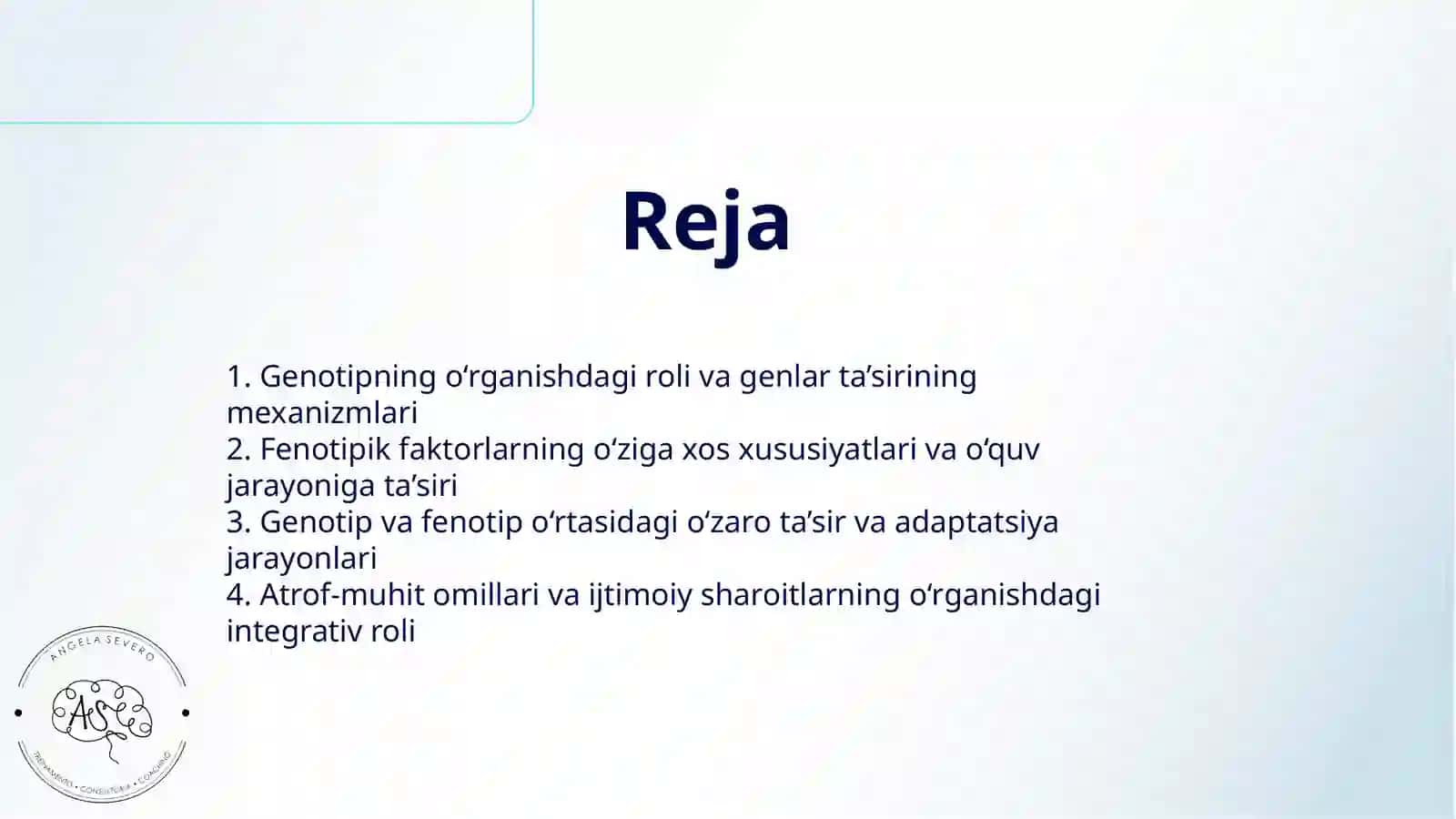 SHAXSNING ÓRGANISHDA GENOTIPIK VA FENOTIPIK FAKTORLAR 2