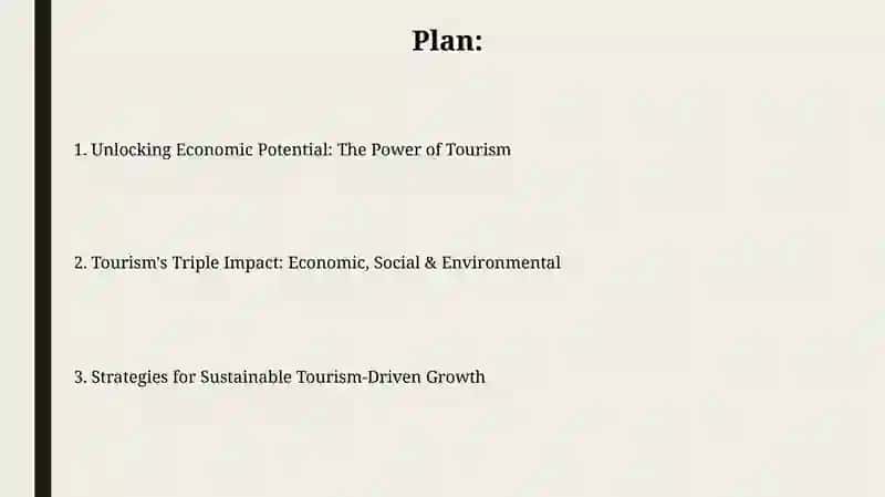 Tourism Industry as a Driver of Economic Development 2
