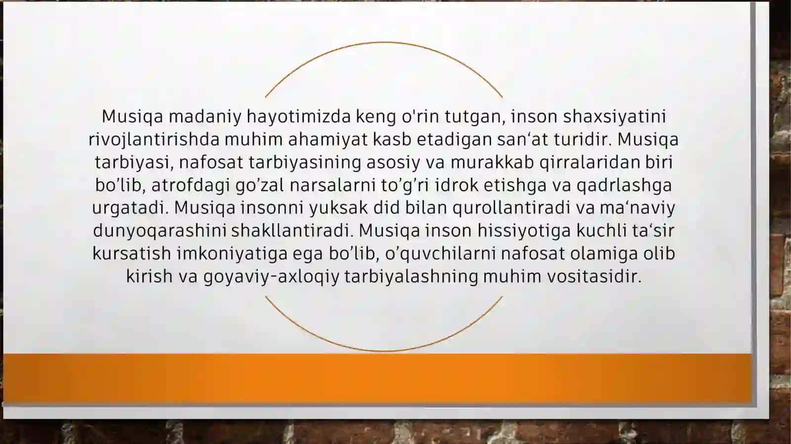 MTM DAGI MUSIQA TA'LIMINING MAQSAD VA VAZIFALARI VA ULARNING AHAMIYATI 2