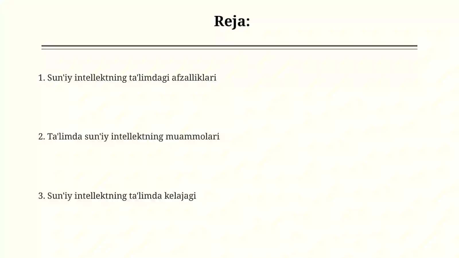Ta’limda sun’iy intellekt:muammo va istiqbollar 2