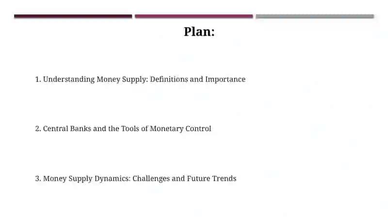 Caring for money supply 2