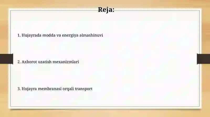 Hujayra Membranasi 2