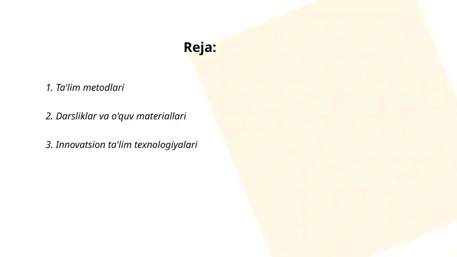 Pedagogning professional faoliyat turlari 2