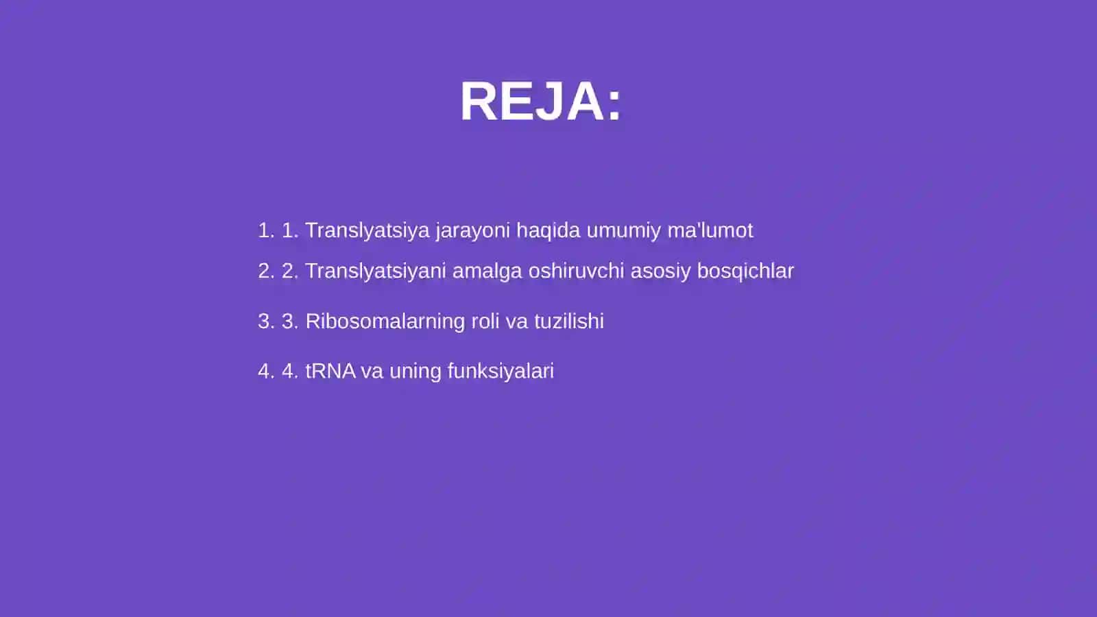 Translyatsiya jarayoni 2