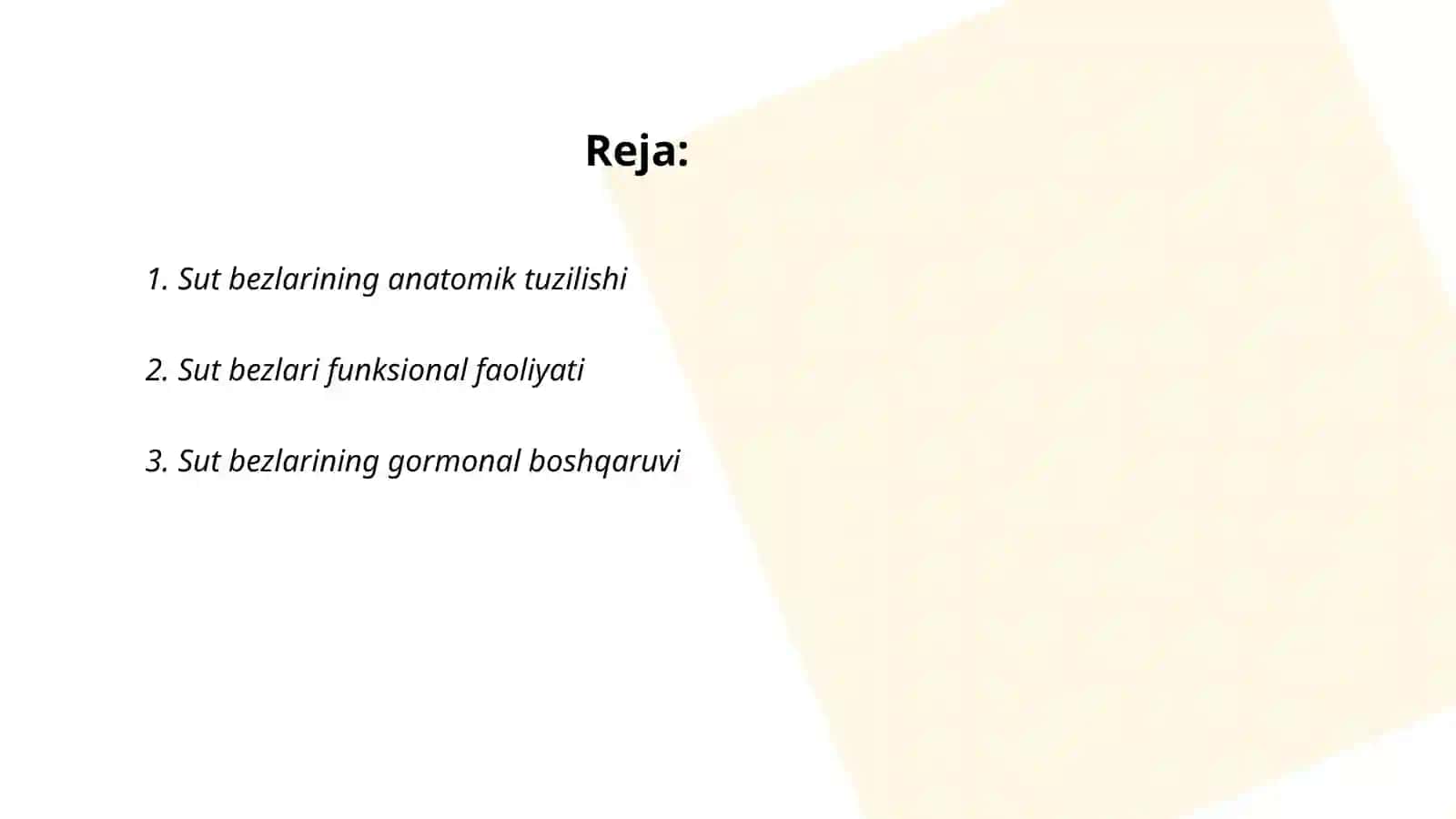 Sut bezlari faoliyatining boshqariluvi, sut bezlarining yoshga qarab oʻzgarishi 2