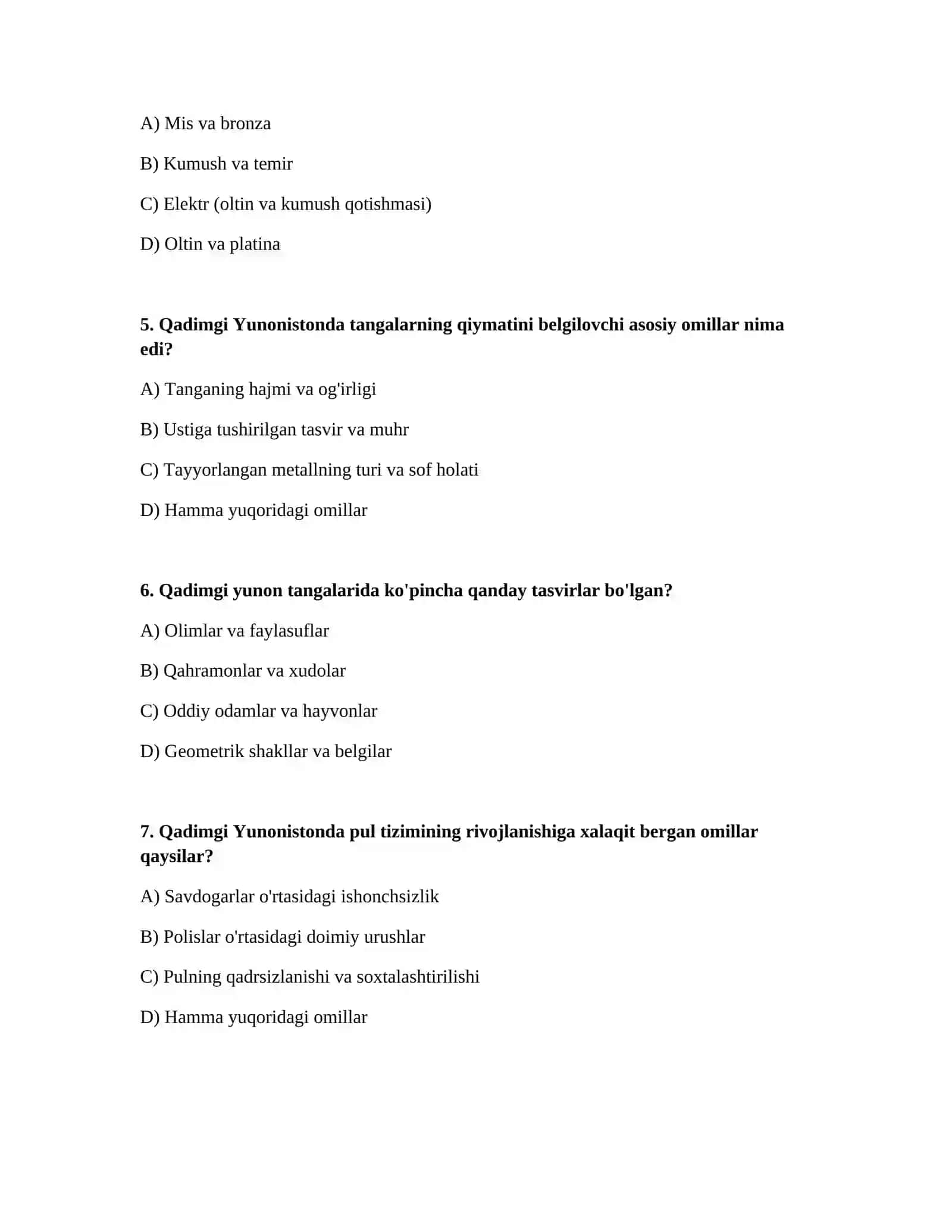 Qadimgi Yunonistonning pul tizimi (VIII – VI asrlarda) 2