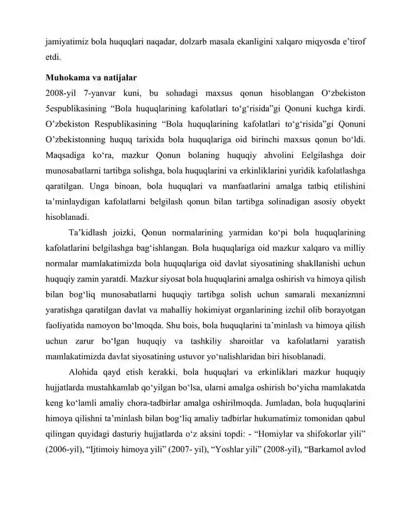 KONSTITUTSIYA VA QONUNLARDA BOLA HUQUQLARINING HIMOYASI 2