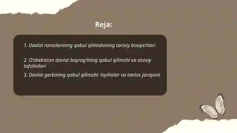 Davlat Ramzlarining Qabul Qilinishi 2
