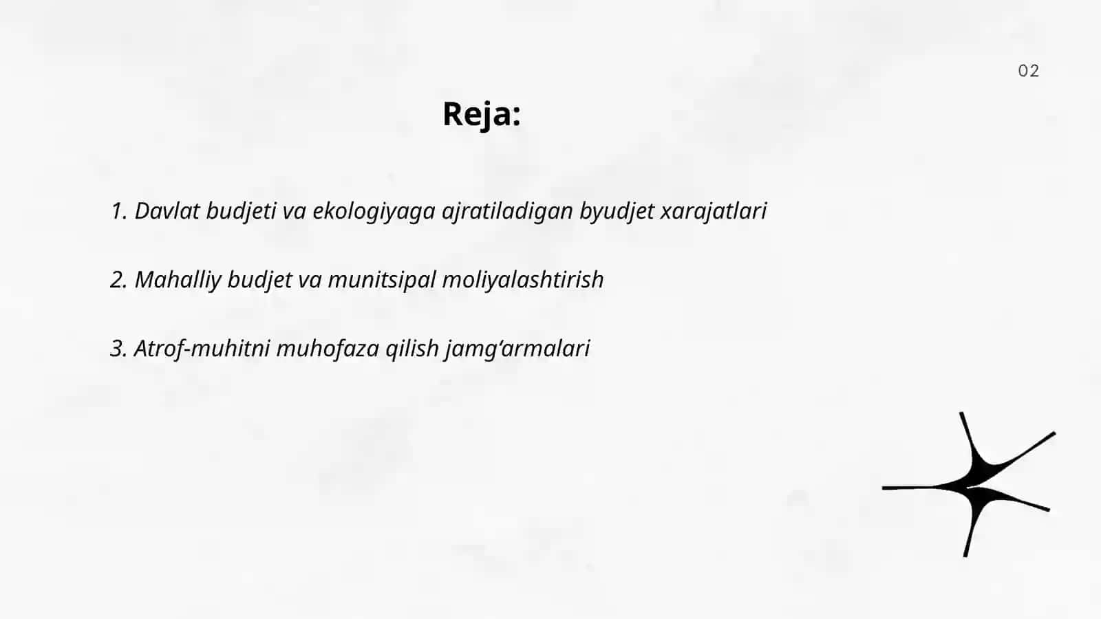 Atrof muhitni muhofaza qilishning moliyalashtirish manbalari 2