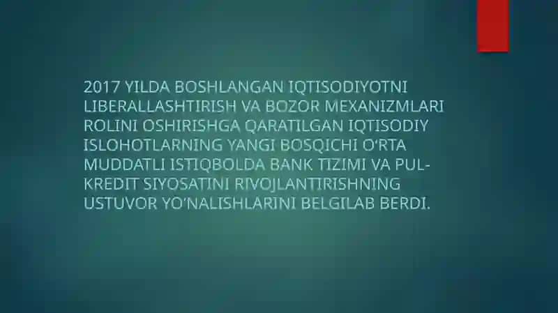 Pul-kredit tizimi 2