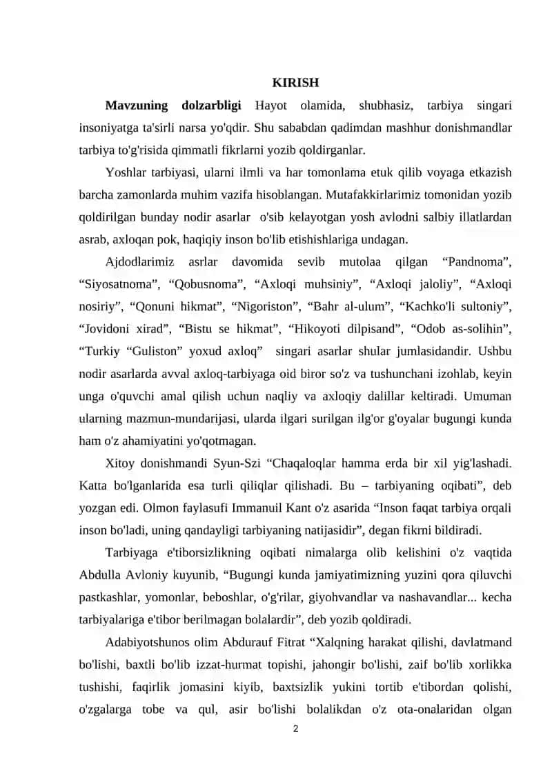 AVLONIY ASARLARIDA TA' LIM TARBIYA MASALASINING YORITILISHI 2