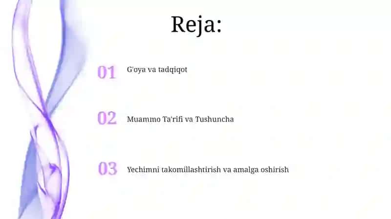 Ijodkorlik masalalarini hal qilishning mantiqiy ketma ketligI 2