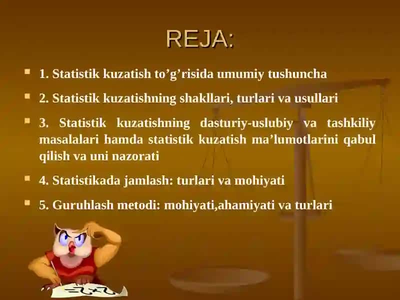 Statistik ma’lumotlarni to‘plash nazariyasi va amaliyoti 2